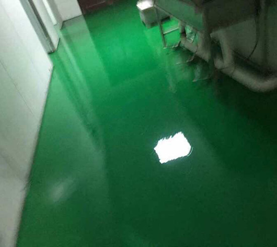 湖南瀏陽(yáng)熟食廠艷綠自流平